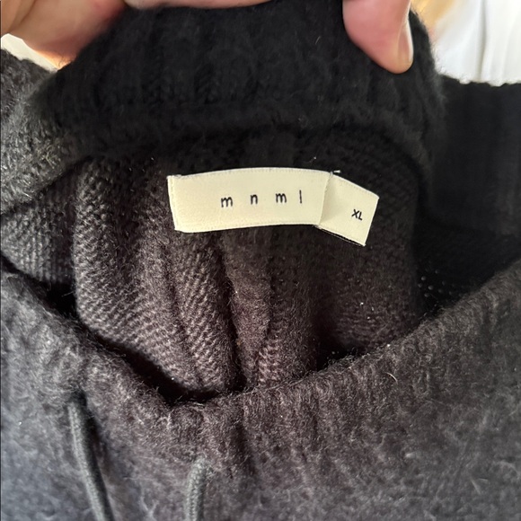 MNML Charcoal Knit Lounge Pants XL - Picture 2 of 3